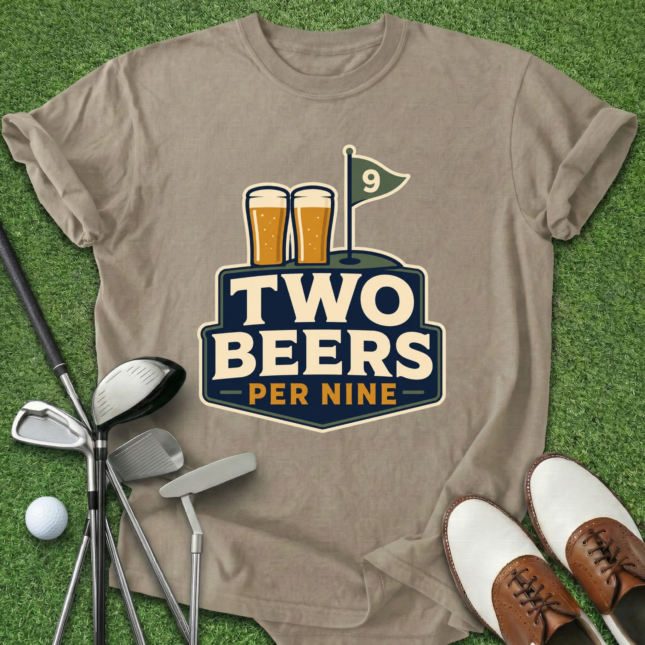Two Beers Per Nine T-Shirt