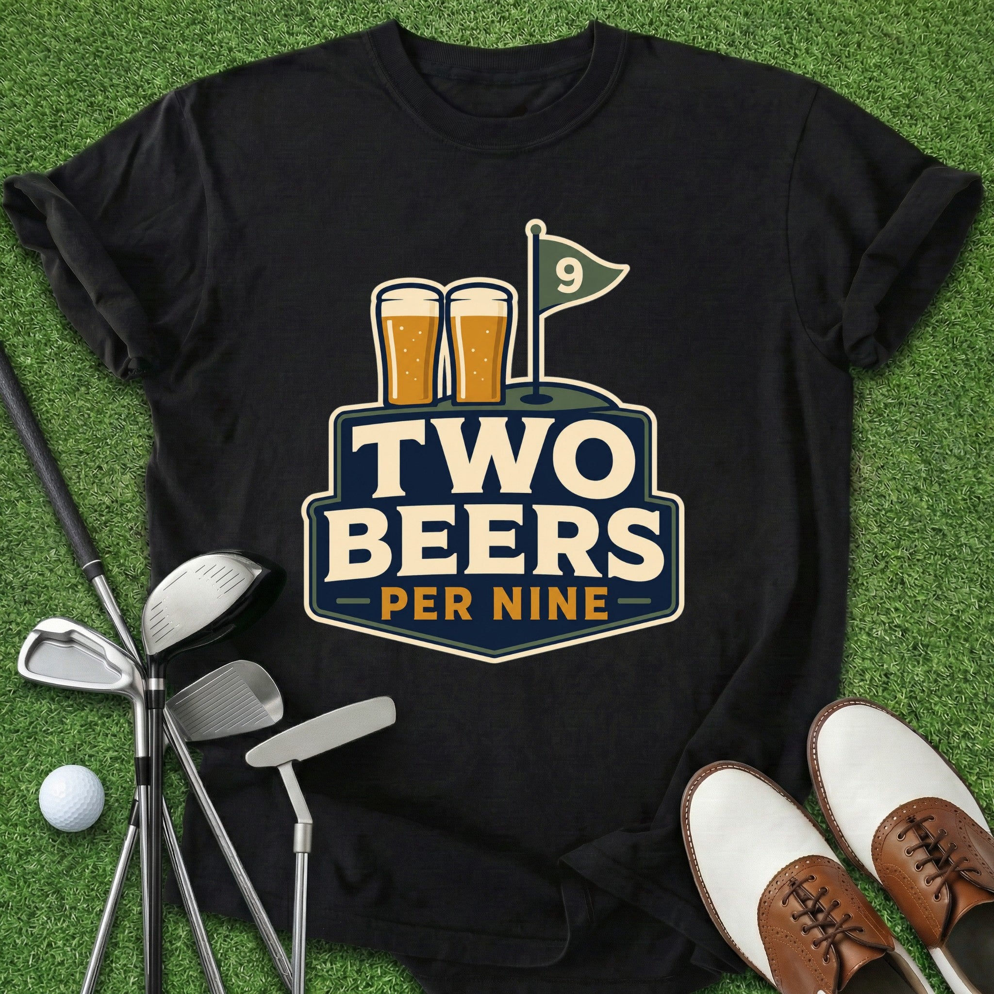 Two Beers Per Nine T-Shirt