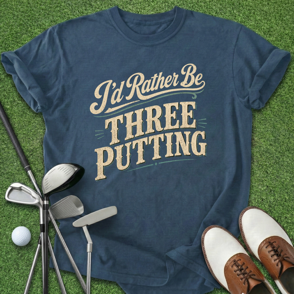 Rather Be Three Putting T-Shirt