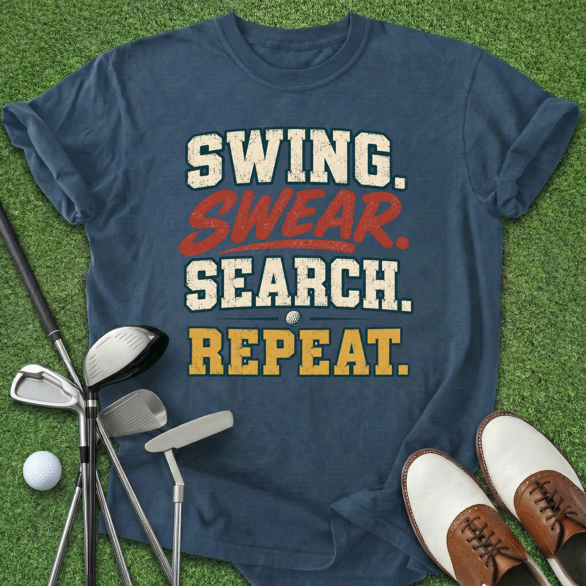 Swing Swear Search T-Shirt